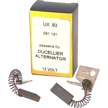 Alternátor Sada uhlíků alternátoru GE UX 93