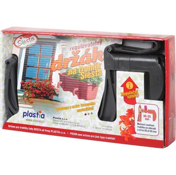 Truhlík Držák na truhlík balkon- Siesta antracit 2ks