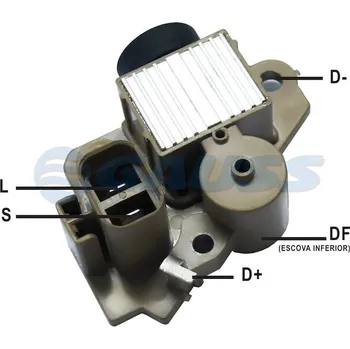 Alternátor Regulátor napětí Gauss - Mando AB190058