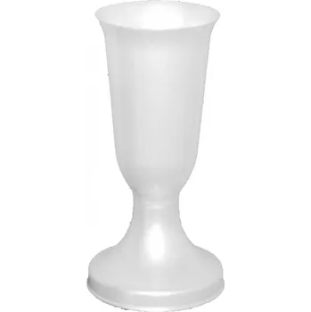 Váza ZC s.r.o. Tereza 15 cm bílá