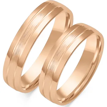 Prsten SOFIA zlatý dámský snubní prsten ZSO-186WRG