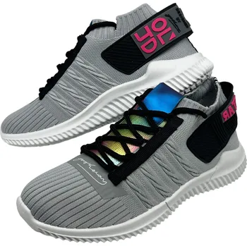 Dámská obuv Prety Dámské šedé šněrovací tenisky 03 Barva: Šedá, Velikost: 37