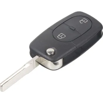 Auto elektroinstalace Náhradní obal klíče pro VW, 2-tlačítkový, oválná tlačítka, 48VW119