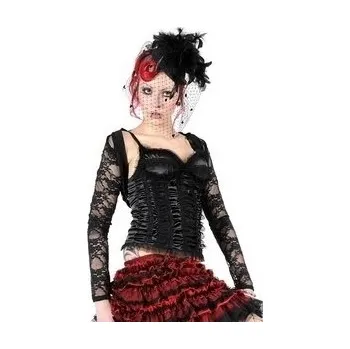 Bolerko Bolerko černé krajkové s květinovým vzorem