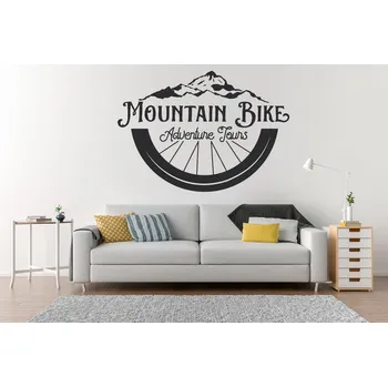 Samolepící dekorace Lepy.cz Samolepka na zeď Horksá kola - Dobrodružství Velikost (šířka x výška): 35x25cm, Barevná varianta: Světle modrá