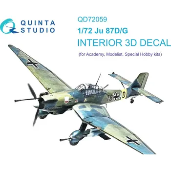 Plastikový model 1/72 Ju 87 D/G 3D-Print&col.Interior (ACAD/SP.H.)