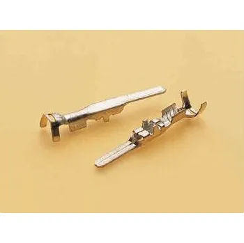 Auto elektroinstalace Neizolovaný konektor 2,3mm samec pro kabel 0,5-1,5 mm2