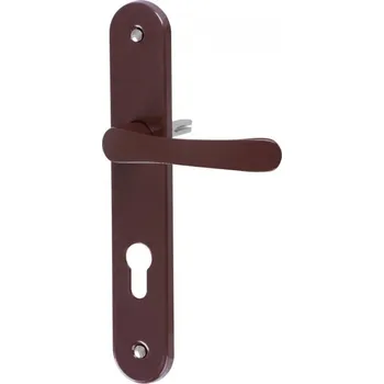 Dveřní kování MAGICHOME Štíty dveřní s klikou 72mm FAB MANUELA hnědá