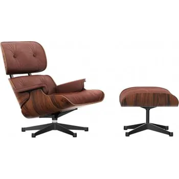 Křeslo Lounge Chair & Ottoman, santos palisander hnědá