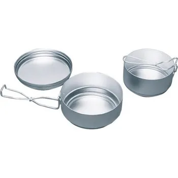 Kempingové nádobí Hliníkový set ešus 3 díly YATE
