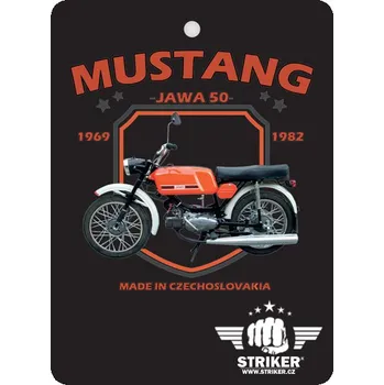 Podložka pod myš Vůně do auta Striker Jawa 50 Mustang - černá