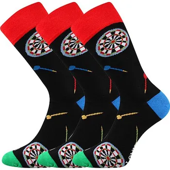 Pánské ponožky Společenské ponožky Lonka Woodoo vzor šipky Velikost: 39-42 (26-28)