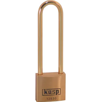 Visací zámek Kasp K12530L70BD visací zámek 30 mm zámky s různými klíči zlatožlutá na klíč
