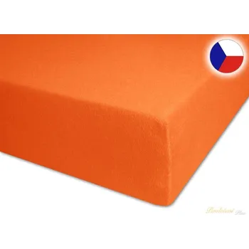 Prostěradlo Prostěradlo do postýlky Dekoratex - FROTÉ oranžové - 120x60cm
