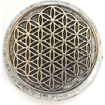 Orgonit magnet Květ Života - křišťál