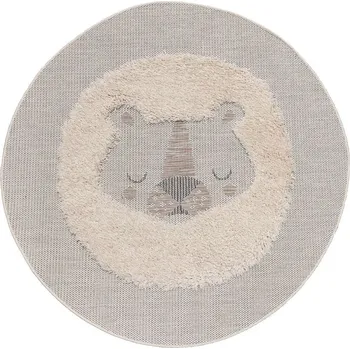 Koberec Yellow Tipi Béžový dětský koberec Sleepy Lion 150 cm