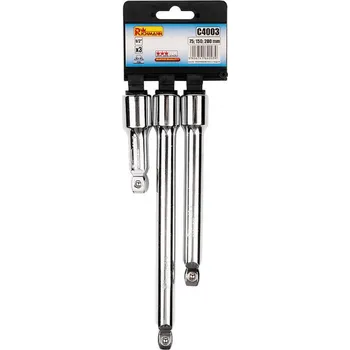 Gola sada RICHMANN/CORONA Kyvadlové nástavce na ráčnu 1/2' 75 150 200mm