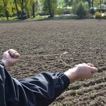 Xaman - virgule vidlice se smyčkou velká, mosaz