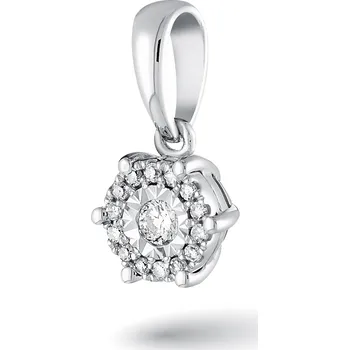 Přívěsek Diamantový přívěsek Vincenzo Materiál šperku: Bílé zlato