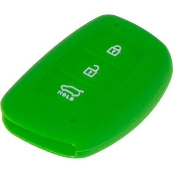 Silikonový obal pro klíč Hyundai a Kia 3-tlačítkový, zelený