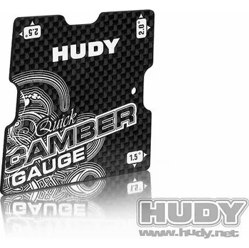 RC model auta HUDY GRAPHITE QUICK CAMBER GAUGE 1/10 TOURING 1.5° 2° 2.5° - expresní doprava