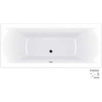 Vana Laguna Cube Way Plus - Obdélníková vana 160x70 cm, 100% akrylát, 250 l, CUB1600PLUS