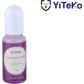 Svítící pigment do pryskyřice YiTeKo Light Purple 01 10ml