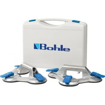 BOHLE Veribor Blue line nosič skla 3-bodový, 120 mm, 100 kg, SET