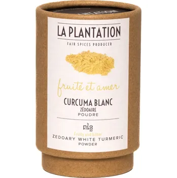 Koření La Plantation Bílá kurkuma (Zeodary White Turmeric) 50g tubus