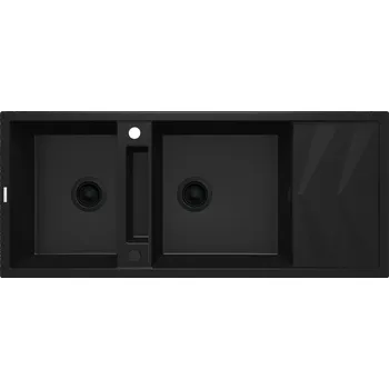 Granitový dřez Deante Magnetic granitový dřez 116x50 cm černá ZRM_N213