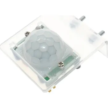 Elektronická stavebnice LaskaKit_cz Transparentní držák na PIR HC-SR501