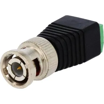Elektrická zásuvka Konektor BNC vidlice se svorkovnicí