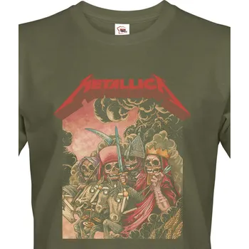 Pánské tričko Pánské tričko Metallica, Barva Military - 69, Velikost 3XL, Canvas Pánské tričko s krátkým rukávem Bezvatriko.cz 1884