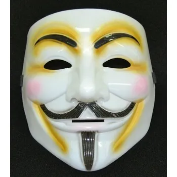 Karnevalová maska Maska Guy Fawkes - VÝPRODEJ