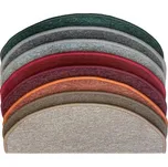 Schodišťové nášlapy Astra (půlkruh a obdélník) Půlkruh červený 24 x 65 cm