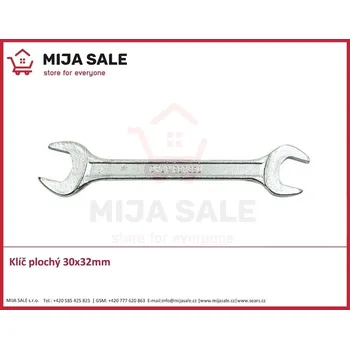 Klíč Klíč maticový otevřený oboustranný DIN 895, 30x32 TOYA TO-50330