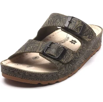 Dámské polobotky Mediline S182.062 - zelená (vzor) Velikost: 36