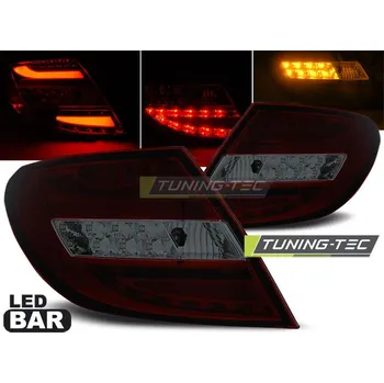 Zadní světlomet ZADNÍ SVĚTLA LED, MERCEDES W204, C-CLASSE, SEDAN, 2007-2010, ČERVENÉ, KOUŘOVÉ (LDME69)