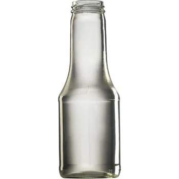 CZ Láhev sklo 500ml závit 43mm, kečupová LUNT