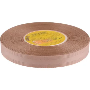 Stuha Stuha dekorativní 12mm/22,5m ryps+satén.proužek, béžová