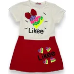 Dassi Dívčí červené šaty 03 Barva: Červená, Velikost: 116