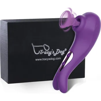 Vibrátor Tracy's Dog Cat Clitoral Sucking Vibrator Purple