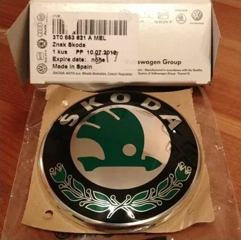 Znak automobilu znak Škoda, logo, průměr 9cm