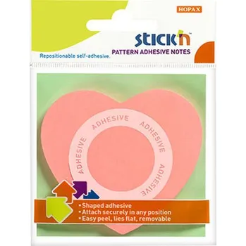 Samolepící bloček Stick'n by Hopax 360° 21545 Samolepicí bloček 70x70 mm, 50 lístků, růžové
