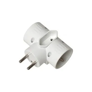 Elektroinstalační krabice GTV Rozbočovač s uzemněním 1 na 2 +1