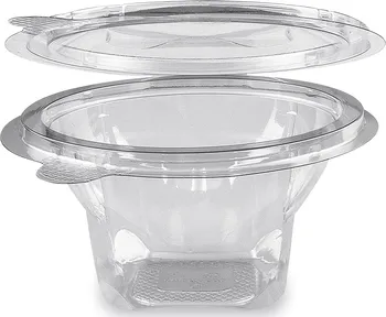 Jednorázové nádobí WIMEX Plastová miska a s víčkem 250 ml 50 ks