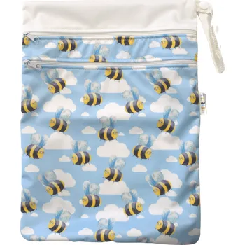 Pytel na pleny Breberky Pytel PUL dvoukomorový - Vosáci v letu S