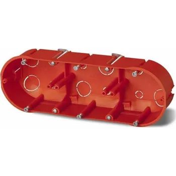 Elektroinstalační krabice Krabice na stěnu zapuštěná lepenka - sádra Elektro-Plast PK 3 x 60