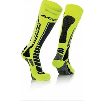 Pánské ponožky podkolenky ACERBIS MX-PRO černé/fluo žluté Velikost: L/XL
