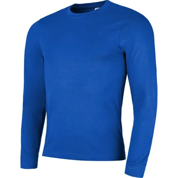 Pánské tričko Tričko s dlouhým rukávem modré royal Tarek M